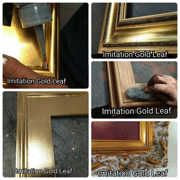 Distress, antique & contemporary finishes - How to gilding picture frames